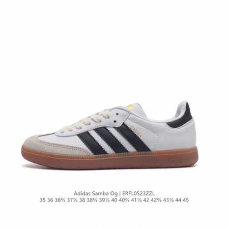 阿迪达斯 德训鞋 Adidas Originals Samba Og Shoes 经典运动鞋小白鞋 T头鞋 男女板鞋 彰显休闲摩登风情的时尚经典鞋。它诞生于50 - 点击图像关闭