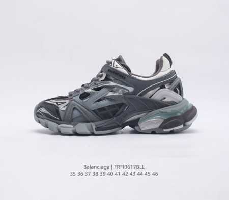 纯原版 巴黎世家老爹鞋系列 巴黎世家 Balenciaga 巴黎世家4.0老爹鞋 Balenciaga Track 4.0 巴黎世家4代老爹鞋 采用17 - 点击图像关闭