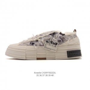 公司级 吴建豪个人新锐品牌Xvessel G.O.P Mule Slip On 重工解构厚底软木运动鞋 百搭乞丐风增高帆布面板鞋休闲女鞋，古法手工艺与皮鞋工艺完