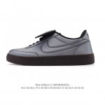 耐克板鞋 生胶米白 复古板鞋J.Crew X Nike 联名 Killshot Ii Leather 男女休闲复古运动鞋。采用米白色皮革制作鞋身，大号Swoos