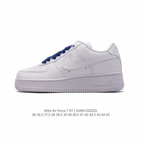 耐克 Nike Air Force 1 '07 Low 空军一号含气垫 小白鞋 低帮百搭厚底增高休闲运动板鞋。柔软、弹性十足的缓震性能和出色的中底设计，横跨复古