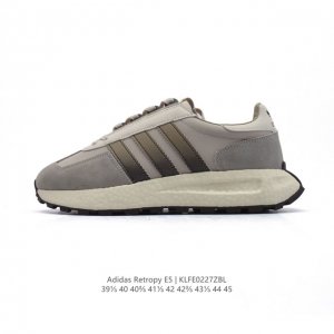 真爆 新配色 阿迪达斯 新款 三叶草 厚底 Adidas Retropy E5 新款 爆米花 低帮经典运动鞋潮厚底增高男士慢跑鞋。以70年代经典跑步鞋为灵感，新