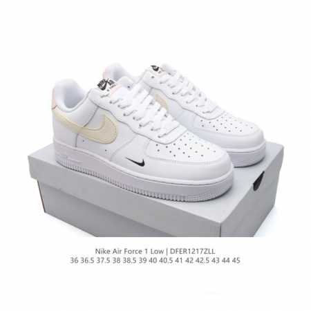 耐克 Nike Air Force 1 '07 Low 空军一号含气垫 小白鞋 低帮百搭厚底增高休闲运动板鞋。柔软、弹性十足的缓震性能和出色的中底设计，横跨复古 - 点击图像关闭