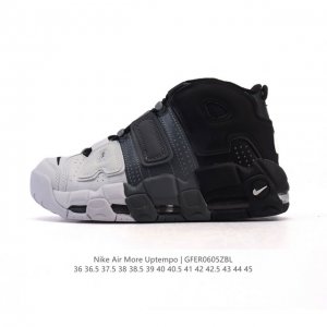 耐克 Nike Air More Uptempo '96 皮蓬全掌气垫男女子运动鞋厚底增高缓震慢跑鞋。续写 20 世纪 80 年代和 90 年代篮球运动飞速发展