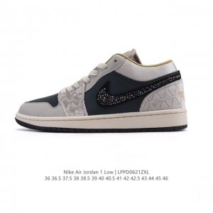 耐克 乔丹Air Jordan 1 Low Aj1 乔1 乔丹1代Aj1 低帮复古文化休闲运动篮球鞋。从1985 年面世的元年款汲取设计灵感，采用简洁大方的经典