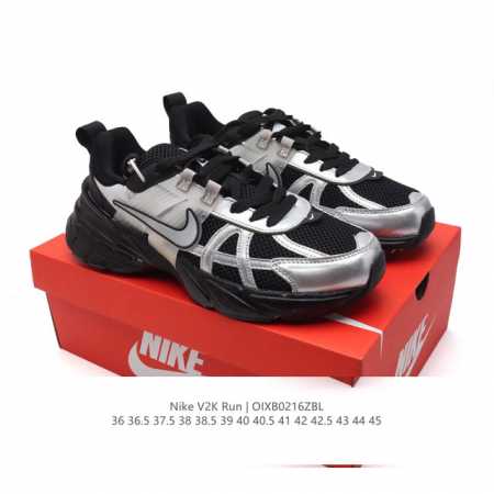 200 Nike/耐克 V2K Run 减震防滑 复古低帮运动跑步鞋 超火复古跑鞋，采用太空革组合呼吸网眼布鞋面材质，搭载正确4层组合底模，嵌入Tpu加固稳定模 - 点击图像关闭