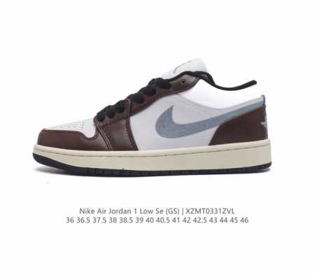 耐克 乔丹air Jordan 1 Low Aj1 乔1 乔丹1代aj1 低帮复古文化休闲运动篮球鞋 该鞋款从 1985 年元年款汲取设计灵感 焕新演绎简约经典 - 点击图像关闭