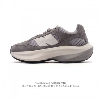 公司级 椰香扑鼻New Balance Warped Runner新款老爹鞋 厚底增高休闲复古运动跑步鞋。Beam大底提供足步弓支撑，解构皮革。用猪巴革拼接透气