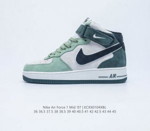 公司级 Af1耐克 Nike Air Force 1 07 Mid 中高帮空军一号 原楦头原纸板 打造纯正空军版型 专注外贸渠道 全掌内置蜂窝气垫 原盒配件 原