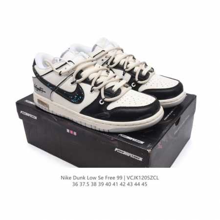 耐克 Sb 系列 Nike Dunk Low Se Free. 99 Gs 复古休闲板鞋 复古vibe风芝加哥打孔解构绑带 双鞋带 低帮板鞋。采用天然皮革，经久 - 点击图像关闭