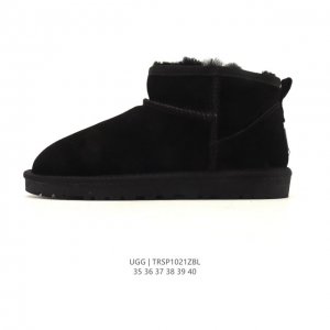 Ugg雪地靴 中帮筒靴 时尚舒适女鞋厚底增高长筒靴 俏皮可爱的百变造型， 美国轻奢品牌Ugg 平底系列冬季 雪地休闲保暖毛毛雪地靴。官方同步包装 检验标 材料采