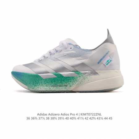 公司级 阿迪达斯 Adidas Adizero Adios Pro 4 舒适防滑耐磨 低帮 休闲跑步鞋 男女款厚度增高老爹鞋 2025年，Adidas推出了Ad - 点击图像关闭