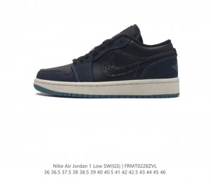 耐克 乔丹air Jordan 1 Low Aj1 乔1 乔丹1代aj1 低帮复古文化休闲运动篮球鞋 从1 年面世的元年款汲取设计灵感 采用简洁大方的经典外观