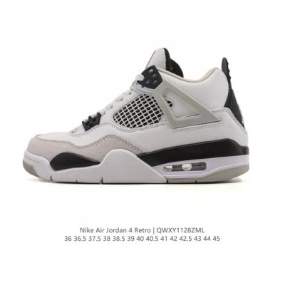 公司级 耐克 Nike Air Jordan 4 Retro Og迈克尔 乔丹Aj4代乔4 低帮复古休闲运动文化篮球鞋。秉承轻量化的速度型篮球鞋设计思想完成设计