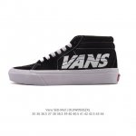 万斯Vans范斯 经典系列 Sk8-Mid 中帮帆布拼接鞋 休闲运动硫化板鞋 情侣鞋时尚复古男女鞋。 类型：男女鞋 码数：35-44含硫化 编码：Olkw092