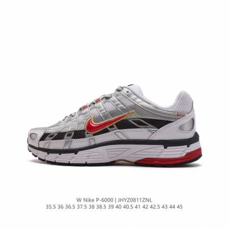 耐克 Nike 男女子休闲运动鞋p-6000Premium 轻便舒适透气防滑缓震耐磨跑步鞋。P-6000 是一款植根于 2000 年代风格的混合款式，让人想起去 - 点击图像关闭