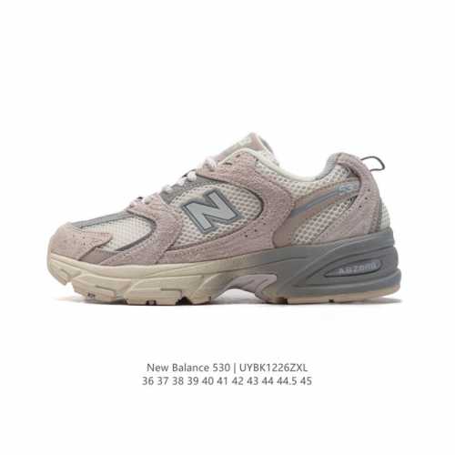 真标 新百伦 Nb530 New Balance 530 复跑古鞋 厚底增高老爹鞋 缓震运动慢跑鞋。Nb530这鞋双确实是nb家经复典古款式之一，以全科新技诠释