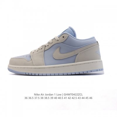 耐克 乔丹Air Jordan 1 Low Aj1 乔1 乔丹1代Aj1 低帮复古文化休闲运动篮球鞋，从1985 年面世的元年款汲取设计灵感，采用简洁大方的经典