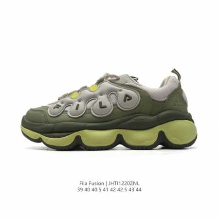 公司级 斐乐 男款老爹鞋 Fila Fusion 厚底增高百搭运动鞋 意大利百年经典运动品牌，网红单品 小红书推荐爆款 Fila斐乐新款小白鞋斐乐潮牌文化街头风 - 点击图像关闭