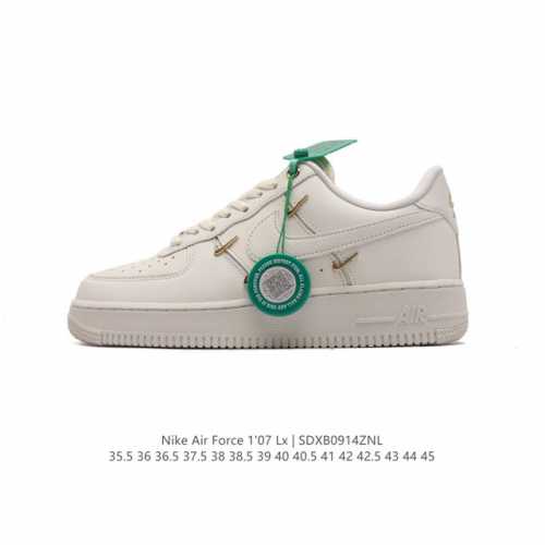 公司级 附赠送logo清洁刷 Af1耐克 Nike Air Force 1 ‘07 Low 空军一号厚底增高百搭休闲运动板鞋 原楦头原纸板 打造纯正空军版型，专