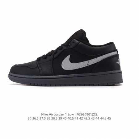 耐克 乔丹Air Jordan 1 Low Aj1 乔1 乔丹1代Aj1 低帮复古文化休闲运动篮球鞋。该鞋款从 1985 年元年款汲取设计灵感，焕新演绎简约经典 - 点击图像关闭