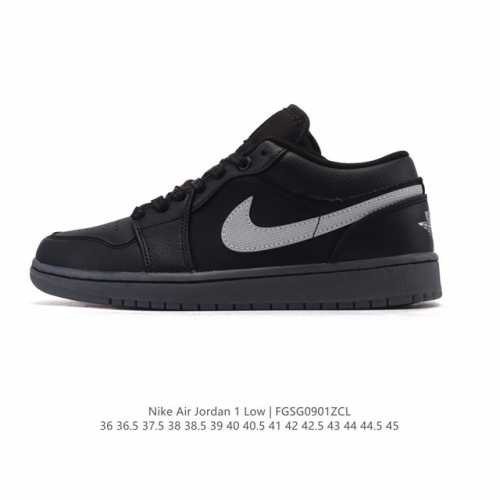 耐克 乔丹Air Jordan 1 Low Aj1 乔1 乔丹1代Aj1 低帮复古文化休闲运动篮球鞋。该鞋款从 1985 年元年款汲取设计灵感，焕新演绎简约经典