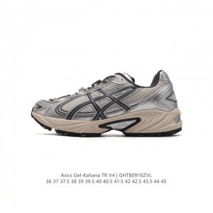 Asics Gel-Kahana Tr V4 亚瑟士户外运动鞋户外运动鞋 脚感非常好透气 户外登山鞋，这双鞋极具户外运动风格设计，大底与中底采用了Ahar耐磨橡