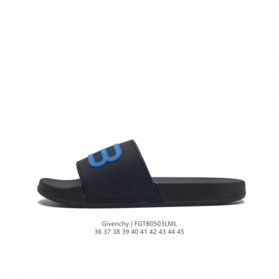 Givenchy 纪梵希 19Ss夏季一字拖鞋 高端奢潮 网红款 经典潮流givenchy压纹logo 超软鞋底拖鞋 海外代购 专柜全套包装 男女鞋。 类型：男