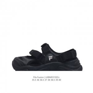 斐乐女士凉鞋 Fila Fusion 意大利百年经典运动品牌，网红单品 小红书推荐爆款。Fila斐乐火星鞋新款厚底增高老爹鞋 复古百搭运动鞋斐乐潮牌文化球鞋 街