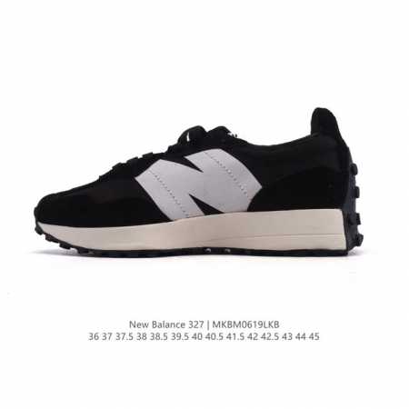 真标 Nb 新百伦 New Balance 327系列复古休闲运动慢跑鞋时尚男女运动鞋 以更纯粹的复古风格设计打造的全新造型 侧身还以解构设计，将 N 字标志以 - 点击图像关闭