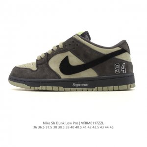 耐克 Nike Sb Dunk Low Pro 男女同款运动鞋复古板鞋，尽情迈步，彰显个性风采。采用柔软皮革鞋面，经久耐穿，塑就如元年款 Dunk 般的复古质感