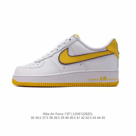 耐克nike Air Force 1 Low 空军一号 Af1 小白鞋 低帮百搭厚底增高休闲运动板鞋。柔软、弹性十足的缓震性能和出色的中底设计，横跨复古与现代的 - 点击图像关闭