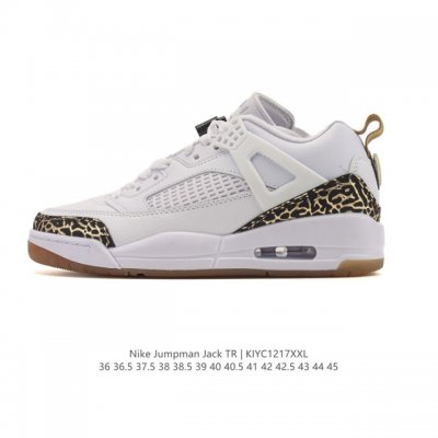 公司级 耐克 Nike Jordan Spizike Low 经典爆裂纹复古运动篮球鞋！全新低帮造型吸睛！整双鞋在融合了 Air Jordan 经典鞋款中的标志