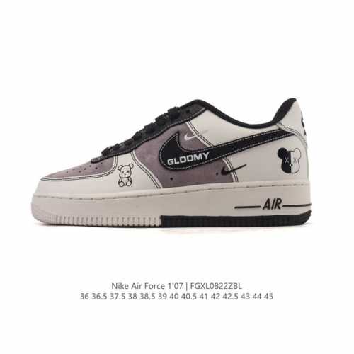 公司级 新款 Af1耐克 Nike Air Force 1 ‘07 Low 空军一号 气垫厚底增高百搭运动板鞋 原楦头原纸板 小白鞋 打造纯正空军版型，专注外贸