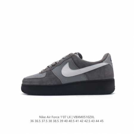 耐克 Nike Air Force 1 '07 Low 空军一号含气垫 低帮百搭厚底增高休闲运动板鞋。柔软、弹性十足的缓震性能和出色的中底设计，横跨复古与现代的 - 点击图像关闭