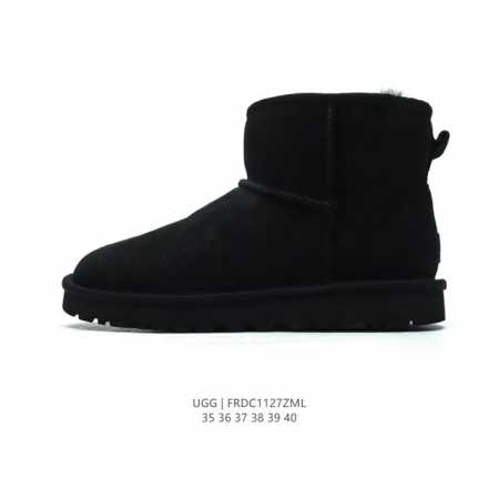 公司级 Ugg雪地靴 高帮筒靴 时尚舒适女鞋厚底增高长筒靴 俏皮可爱的百变造型， 美国轻奢品牌ugg 平底系列冬季 雪地休闲保暖毛毛雪地靴。官方同步包装 检验标 - 点击图像关闭