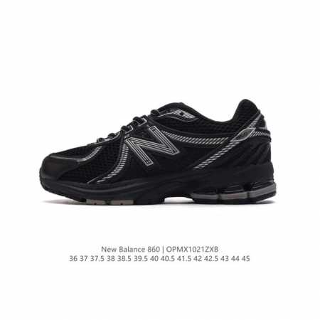 真标 NB 新百伦 New Balance ML860 V2 系列复古老爹风休闲运动慢跑。采用丝光猪巴皮革拼接透气网眼织物鞋面T-Beam大底提供足步弓支撑，保 - 点击图像关闭