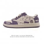 公司级 耐克 Nike Air Jordan 1 Low Og Sp Military Blue Aj1乔1倒勾 Labubu拉布布 2025年新款 低帮篮球鞋