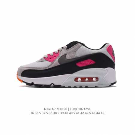 NIKE耐克运动鞋 Air max 90 健身运动跑鞋休闲鞋 复古风十足！Air Max 90 作为 Nike 旗下最经典的鞋型之一，凭借着百搭的造型，获得众多 - 点击图像关闭