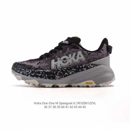 公司级 Hoka One One Speedgoat 6 飞速羚羊6 飞速羚羊系列的第六代越野跑鞋男女士运动鞋，鞋款采用动态鞋面与内部支撑系统，并搭载Hoka久 - 点击图像关闭
