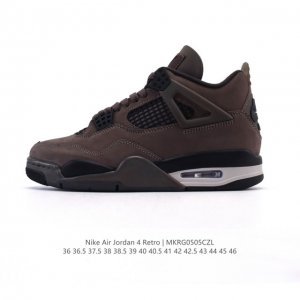 公司级 耐克 Nike Air Jordan 4 Retro Og迈克尔 乔丹Aj4代乔4 中帮复古休闲运动文化篮球鞋。秉承轻量化的速度型篮球鞋设计思想完成设计