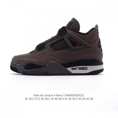 公司级 耐克 Nike Air Jordan 4 Retro Og迈克尔 乔丹Aj4代乔4 中帮复古休闲运动文化篮球鞋。秉承轻量化的速度型篮球鞋设计思想完成设计