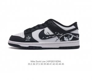 耐克nike Dunk Low 滑板鞋 Sb系列经典百搭休闲运动板鞋 加厚鞋舌的填充 使舒适性大大提升 同时也更方便穿脱中底部分则加入了脚感柔软舒适zoomai