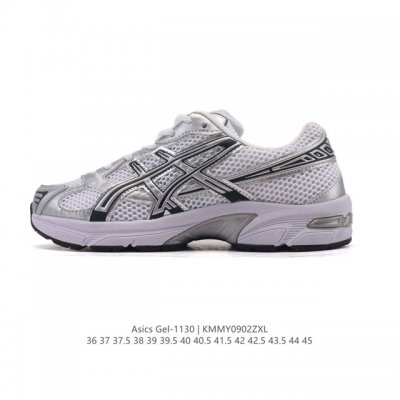 Asics 亚瑟士 新款情侣健步减震复古鞋Gel-1 男女时尚透气运动潮流耐磨休闲鞋 。选用网眼与皮革相接，复古而富有层次感。网布搭配金属感线条，虎爪 Logo