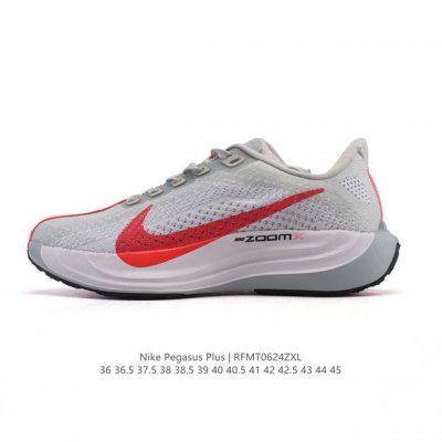 耐克 Nike Reactx Pegasus Plus Next Nature 超级飞马跑步鞋 厚底增高运动老爹鞋。登月兼顾迅疾外观和稳固脚感，后跟覆面和中足动