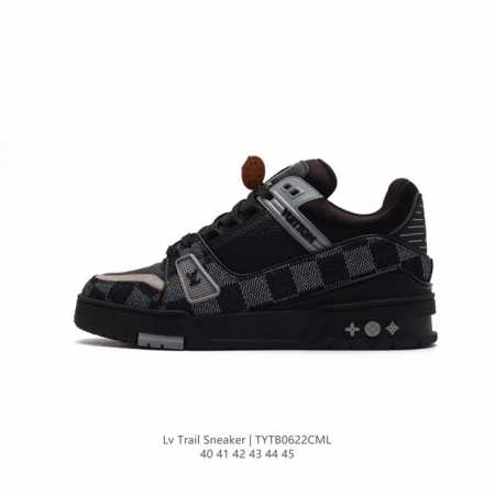 公司级 路易威登 Louis Vuitton LV路易威登板鞋 时尚运动鞋 潮厚底增高鞋 。舒适防滑底和百搭性霸屏整个时尚娱乐圈，细节调整完美主义！鞋面采用柔软 - 点击图像关闭
