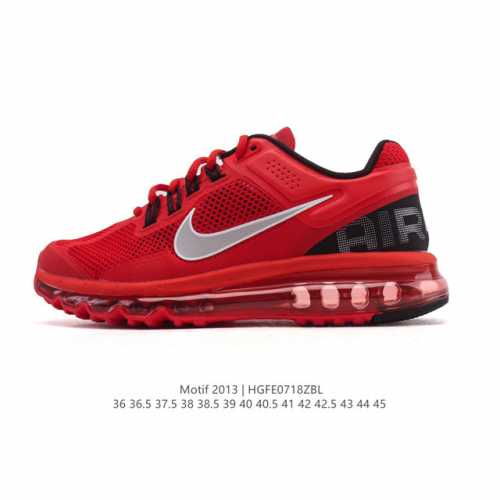 公司级 耐克 Nike Air Max 系列经典人气单品强势回归。Nike Air Max 2013 男女子气垫运动鞋 厚底增高跑步鞋，延续以往的时尚格调和运动