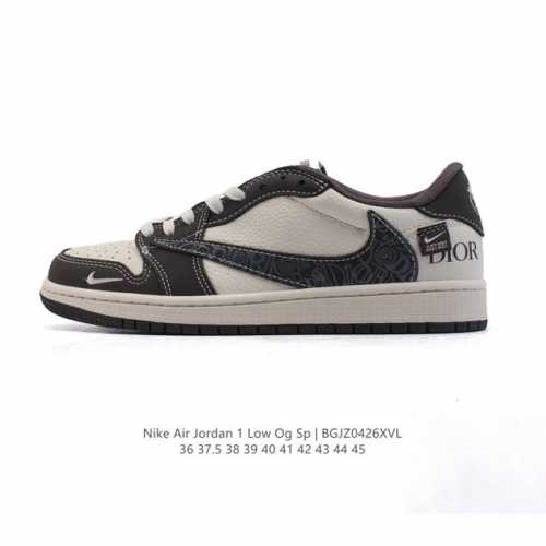 公司级 真标 耐克 Nike Air Jordan 1 Low Og Sp Military Blue Aj1乔1倒勾 2025年新款 蛇年新款 迪奥联名 低帮