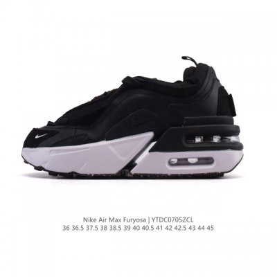 耐克 Nike Air Max Furyosa 男女子运动鞋气垫 厚底增高板鞋。采用灵感源自 90 年代疾速跑鞋的前卫外观，以新颖巧思大胆演绎时尚风范与舒适性能