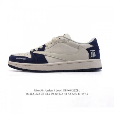 耐克 乔丹Air Jordan 1 Low Aj1 乔1 乔丹1代Aj1 倒钩 低帮复古文化休闲运动篮球鞋。该鞋款从 1985 年元年款汲取设计灵感，焕新演绎简